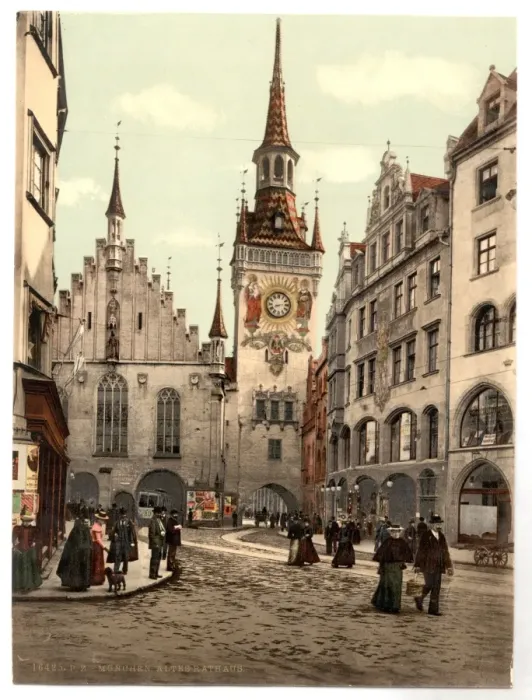 Framed Print : Old Town Hall, Munich, Bavaria, Germany Framed Print : Old Town Hall, Munich, Bavaria, Germany