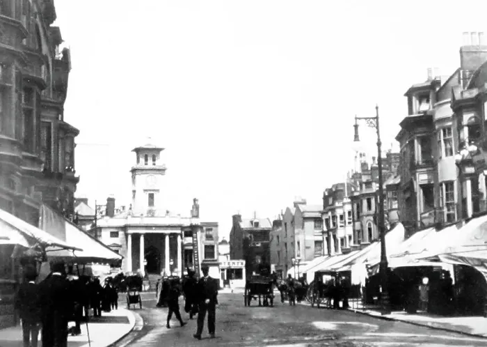 Framed Print : Old Town Hall, Worthing, Victorian period