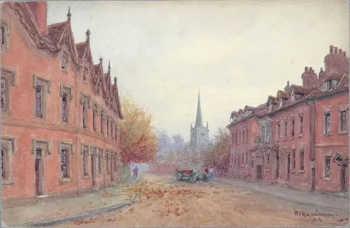 Framed Print : Old Town, Stratford-upon-Avon Framed Print : Old Town, Stratford-upon-Avon