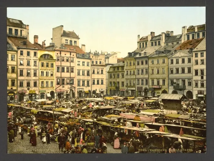 Framed Print : Old part of town, Warsaw, Russia (i. e. Warsaw, Poland) Framed Print : Old part of town, Warsaw, Russia (i. e. Warsaw, Poland)