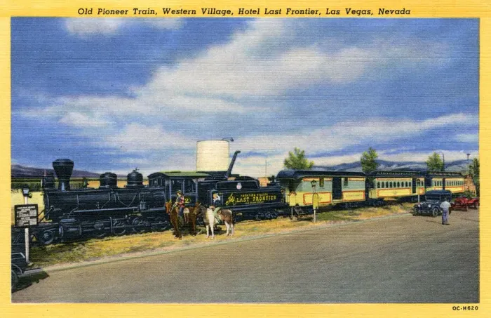 Framed Print : Old train, Hotel Last Frontier, Las Vegas, Nevada, USA Framed Print : Old train, Hotel Last Frontier, Las Vegas, Nevada, USA