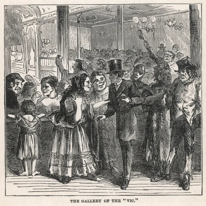 Framed Print : THE OLD VIC, 1870 Framed Print : THE OLD VIC, 1870