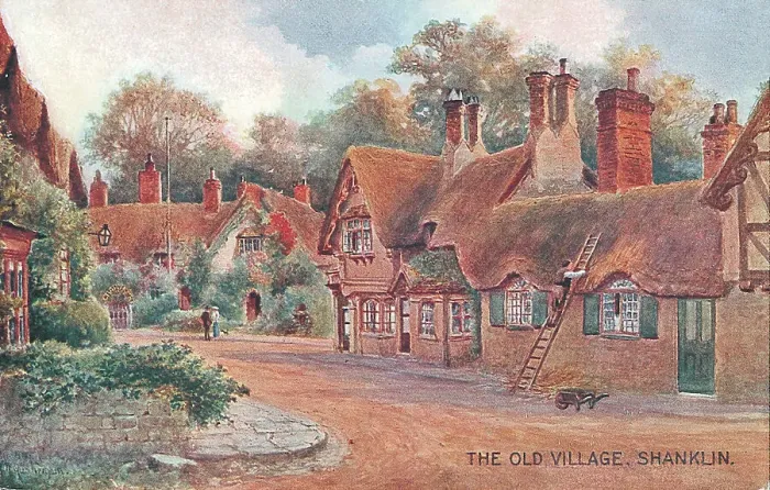 Framed Print : The Old Village, Shanklin, Isle of Wight Framed Print : The Old Village, Shanklin, Isle of Wight