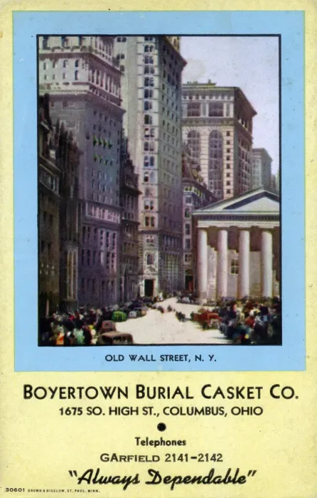 Framed Print : Old Wall Street, New York, NY, USA
