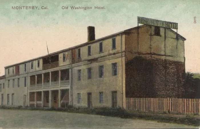 Framed Print : Old Washington Hotel, Monterey, California, USA Framed Print : Old Washington Hotel, Monterey, California, USA