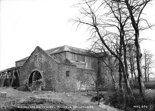 Old Mill and Waterwheel, Millvale, Ballyclare