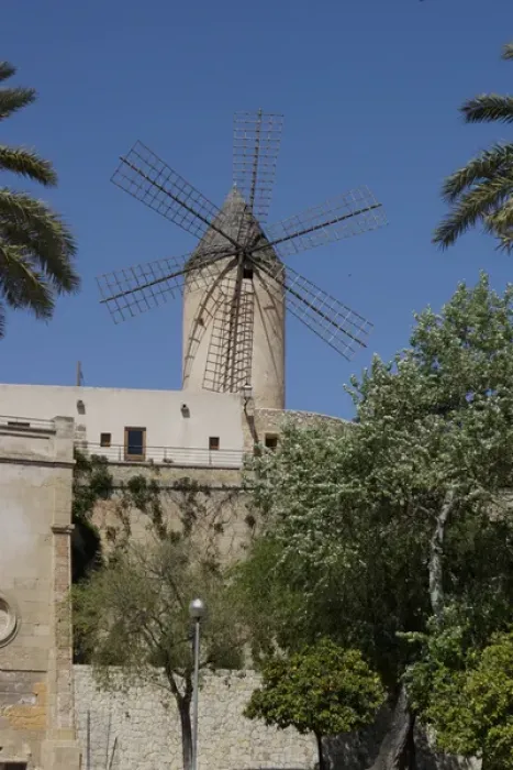 Framed Print : Old windmill at Palma, Mallorca, Spain Framed Print : Old windmill at Palma, Mallorca, Spain