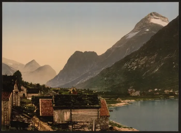 Framed Print : Olden, Nordfjord, Norway