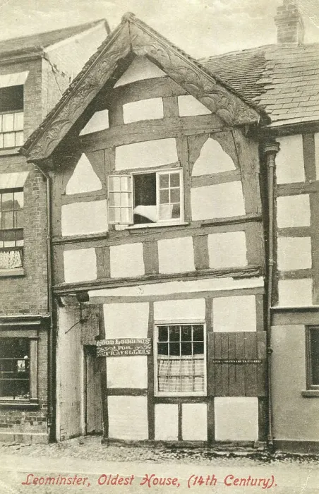 Framed Print : Oldest house in Leominster, Herefordshire Framed Print : Oldest house in Leominster, Herefordshire