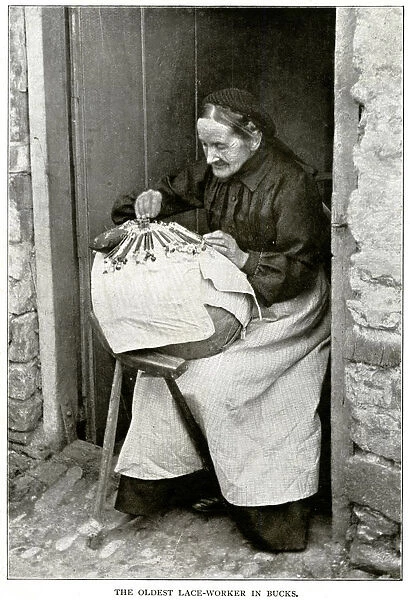 Oldest lace-worker in bucks 1904