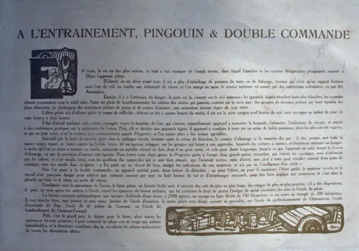 Framed Print : ɣole d Aviation - Le Pingoin - WWI Framed Print : ɣole d Aviation - Le Pingoin - WWI