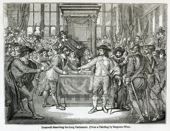 Framed Print : Oliver cromwell dissolving Parliament Framed Print : Oliver cromwell dissolving Parliament