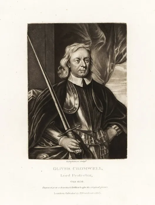 Framed Print : Oliver Cromwell, English general and statesman Framed Print : Oliver Cromwell, English general and statesman