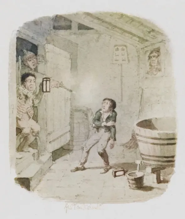 Framed Print : Oliver Twist / Burglary Framed Print : Oliver Twist / Burglary