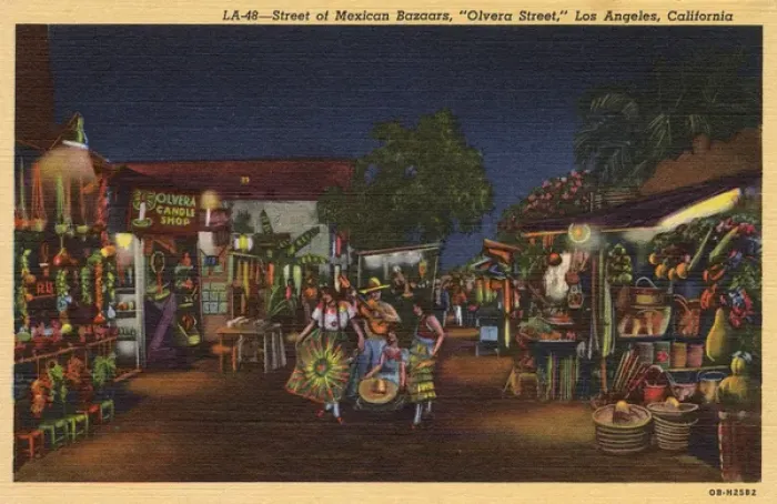 Framed Print : Olvera Street, Los Angeles, California, USA Framed Print : Olvera Street, Los Angeles, California, USA