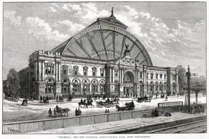 Framed Print : Olympia, the new national agricultural hall, West Kensington Framed Print : Olympia, the new national agricultural hall, West Kensington
