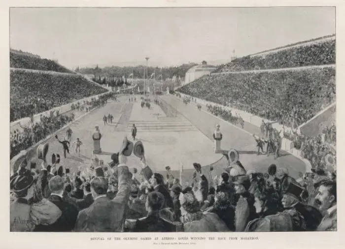 Framed Print : Olympics / 1896 Loues Framed Print : Olympics / 1896 Loues