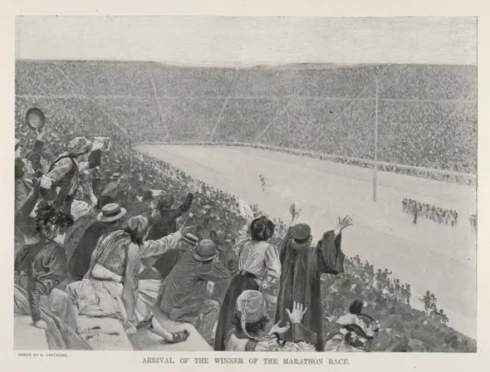 Framed Print : Olympics / 1896 Marathon Framed Print : Olympics / 1896 Marathon