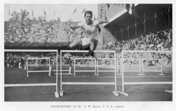 Framed Print : Olympics / 1912 / Hurdles Framed Print : Olympics / 1912 / Hurdles