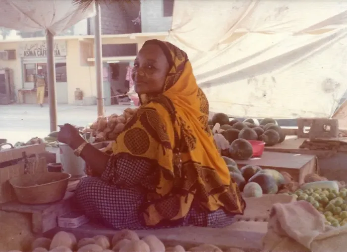 Framed Print : Omani woman in the market in Oman Framed Print : Omani woman in the market in Oman
