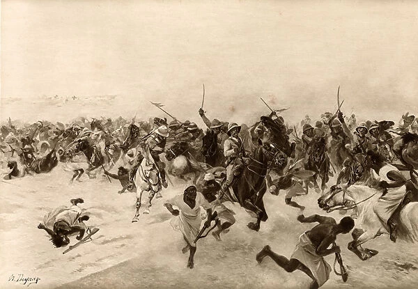 OMDURMAN. BATTLE OF OMDURMAN : the charge of the Lancers Date: 2 September 1898
