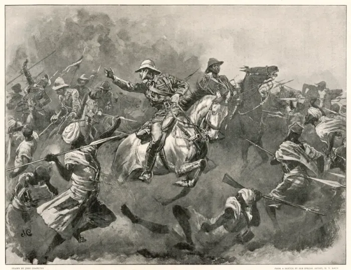 Framed Print : Omdurman / Lancers Charge Framed Print : Omdurman / Lancers Charge