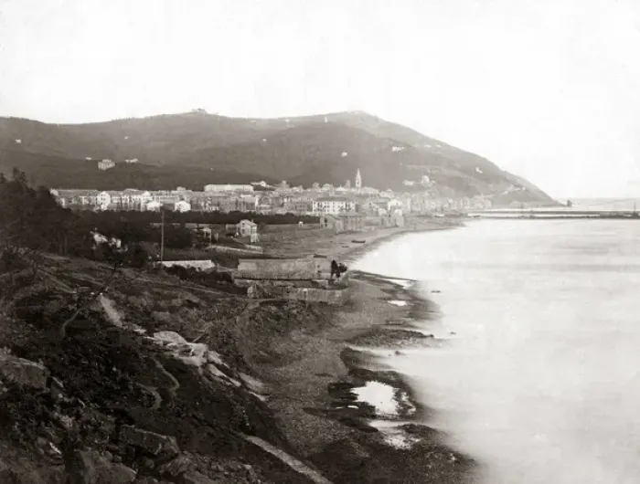 Framed Print : Oneglia (now part of Imperia), Italy, circa 1890 Framed Print : Oneglia (now part of Imperia), Italy, circa 1890