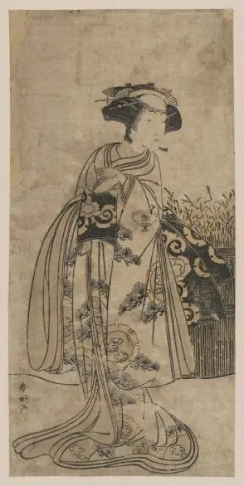 Framed Print : The onnagata Onoe Tamizo Framed Print : The onnagata Onoe Tamizo