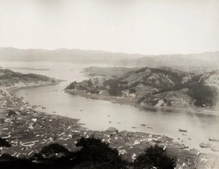 Framed Print : Onomichi, view of the town, Japan Framed Print : Onomichi, view of the town, Japan