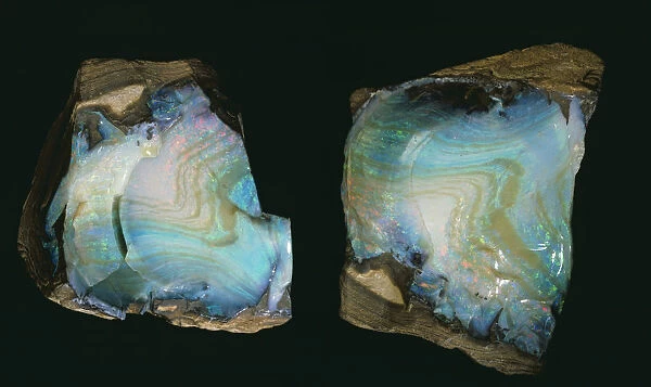 Opals are not truely crystalline and are therefore mineraloids