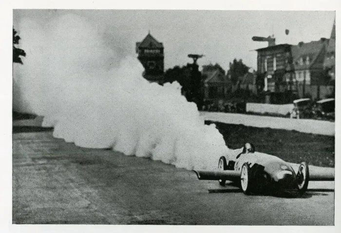 Framed Print : Opel rocket car in action Framed Print : Opel rocket car in action
