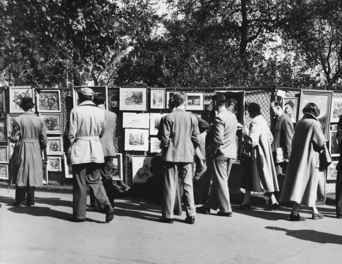 Framed Print : OPEN AIR ACADEMY 1950S Framed Print : OPEN AIR ACADEMY 1950S