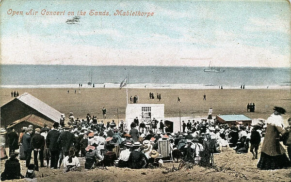 Open Air Concert, The Sands, Mablethorpe, England
