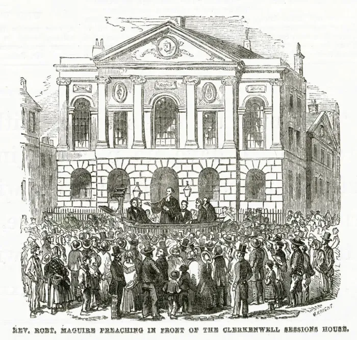 Framed Print : OPEN AIR PREACHING Framed Print : OPEN AIR PREACHING