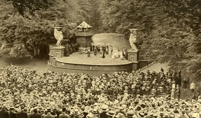Framed Print : Open air theatre in the deer park, Copenhagen, Denmark Framed Print : Open air theatre in the deer park, Copenhagen, Denmark