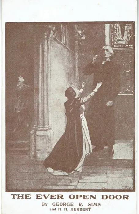 Framed Print : The Ever Open Door by George R. Sims and H. H. Herbert Framed Print : The Ever Open Door by George R. Sims and H. H. Herbert