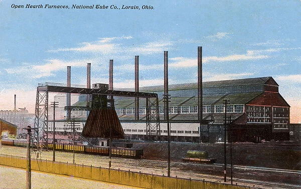 Open Hearth Furnaces, National Tube Co. Lorain, Ohio, USA