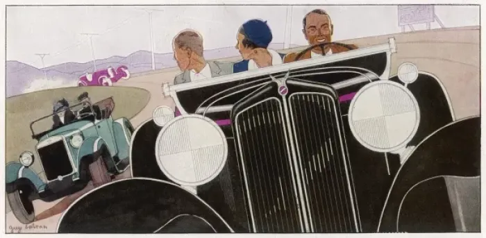 Framed Print : The Open Road 1931 Framed Print : The Open Road 1931