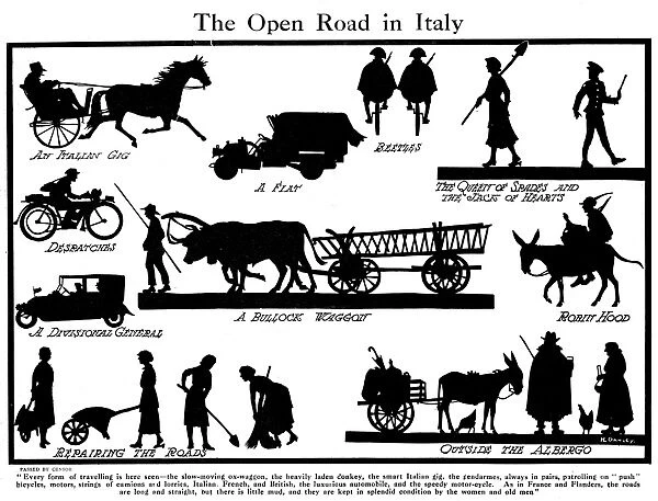 The Open Road in Italy by H. L. Oakley