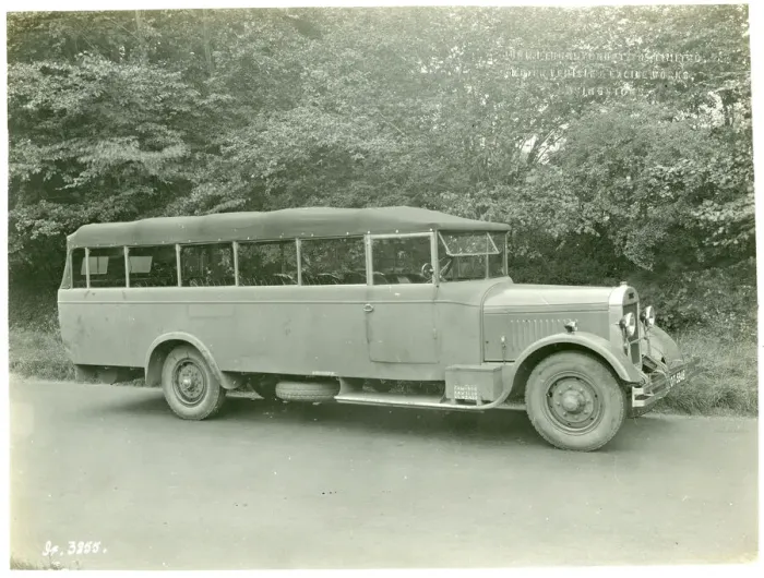 Framed Print : Open-top single-decker bus, A6 Wadham Framed Print : Open-top single-decker bus, A6 Wadham