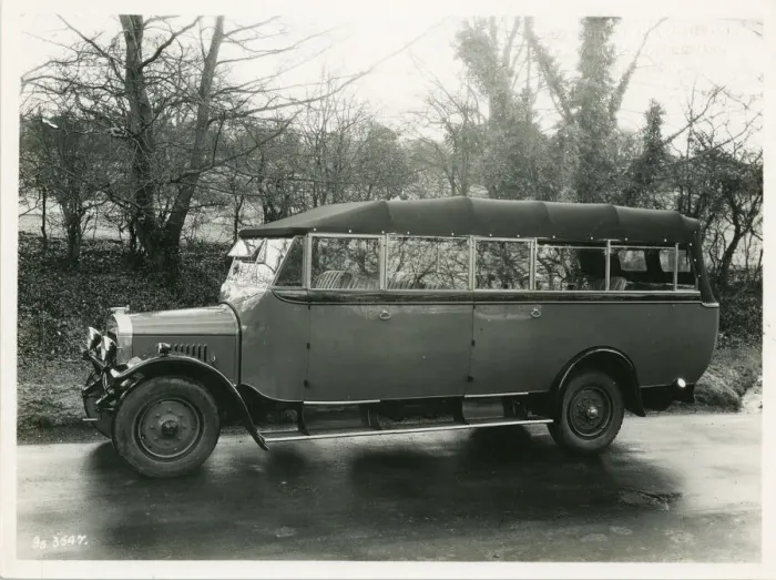 Framed Print : Open-top single-decker bus, Eagle Framed Print : Open-top single-decker bus, Eagle
