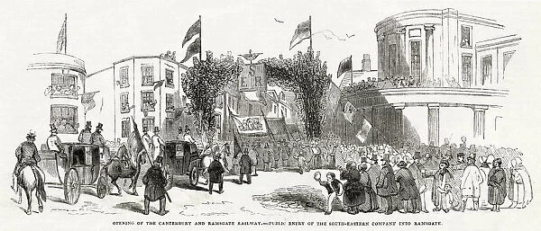 Opening of Canterbury and Ramsgate railway 1846