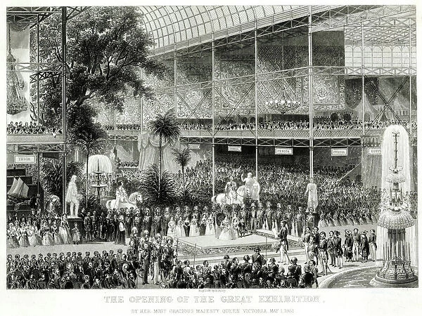 Opening ceremony by Queen Victoria, Great Exhibition 1851