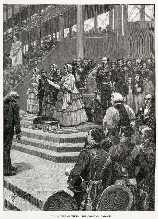 Framed Print : Opening of the Crystal Palace, at Sydenham Framed Print : Opening of the Crystal Palace, at Sydenham