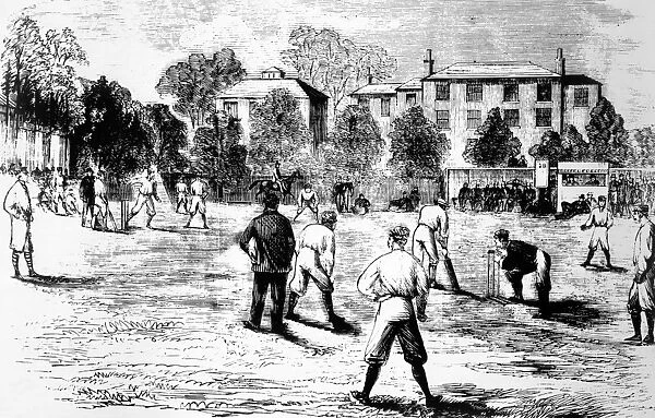 Opening day of the season at Lords 1865