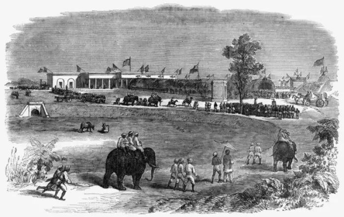 Framed Print : Opening of the East Indian Railway Framed Print : Opening of the East Indian Railway
