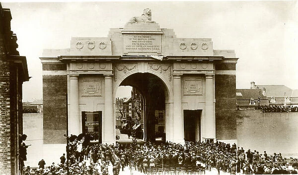 Opening of Menin Gate, Ypres, Belgium