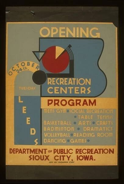 Opening October 24th Leeds recreation centers