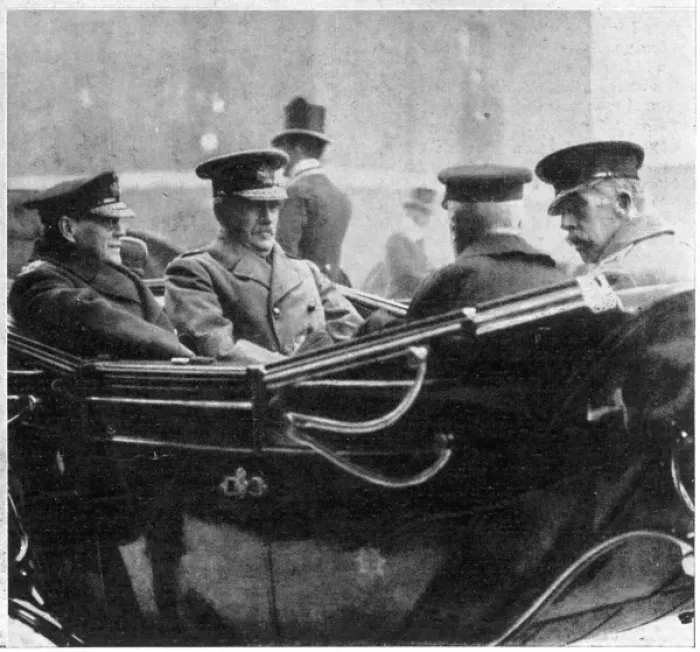 Framed Print : The Opening of Parliament Procession 1918 Framed Print : The Opening of Parliament Procession 1918
