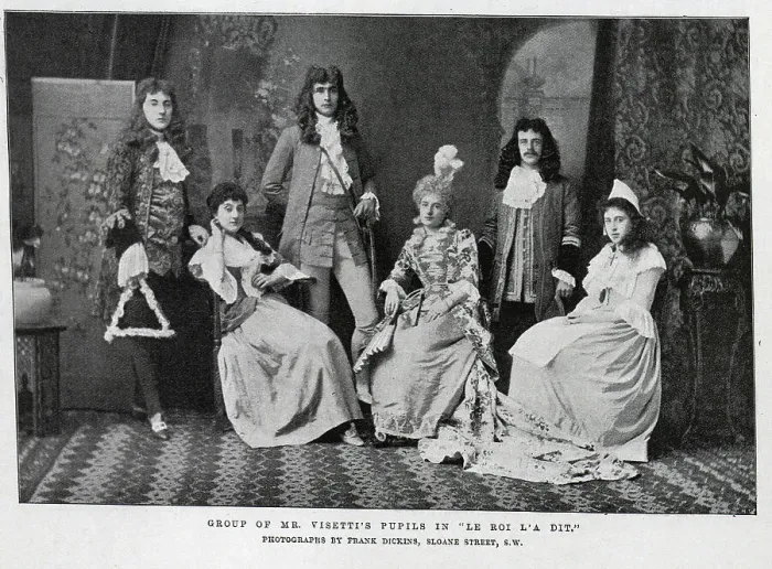 Framed Print : Opera, costumed music students, Royal College of Music Framed Print : Opera, costumed music students, Royal College of Music